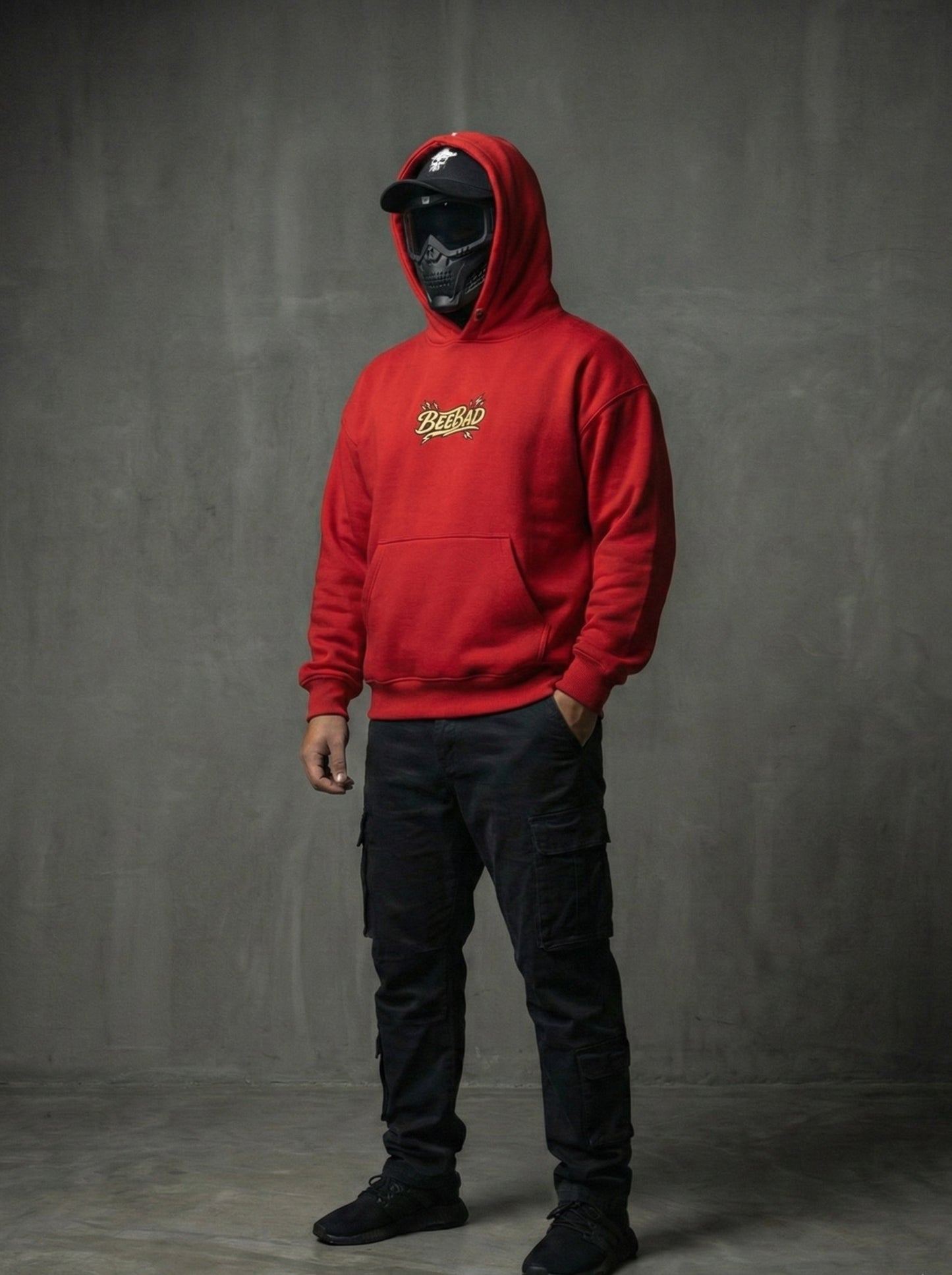 Red Thunder Bee Hoodie