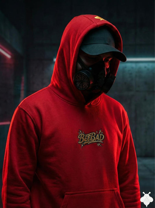 Red Thunder Bee Hoodie