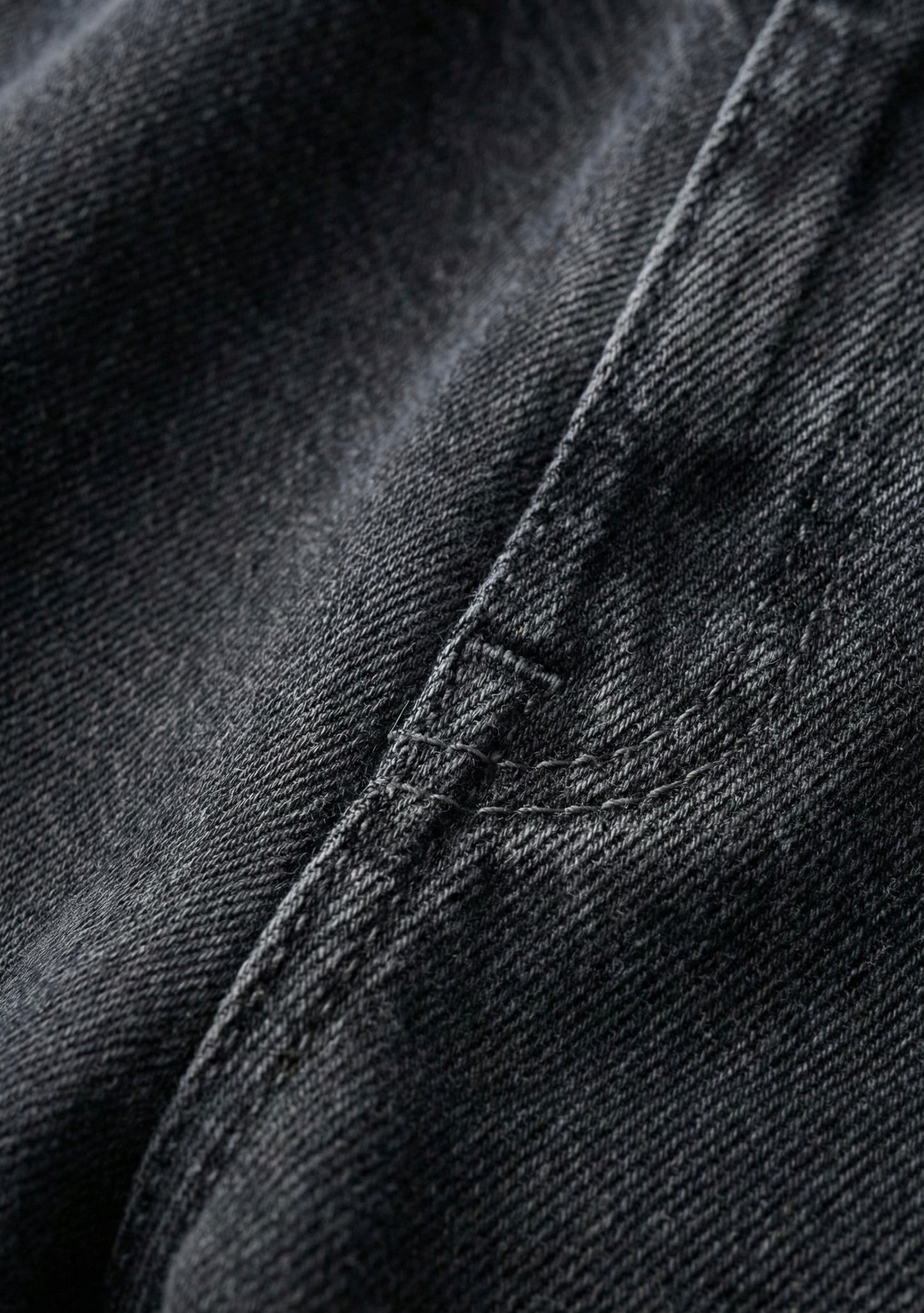 Core Black Denim Loose Fit