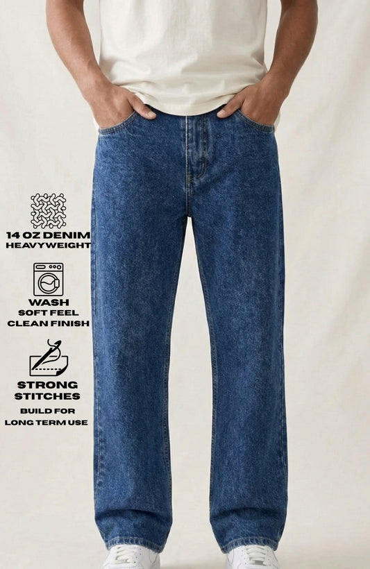 Core Blue Denim Loose Fit