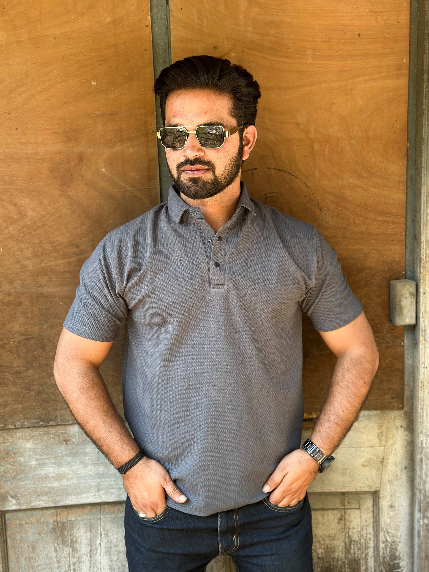 Beebad Textured Polo T-Shirt